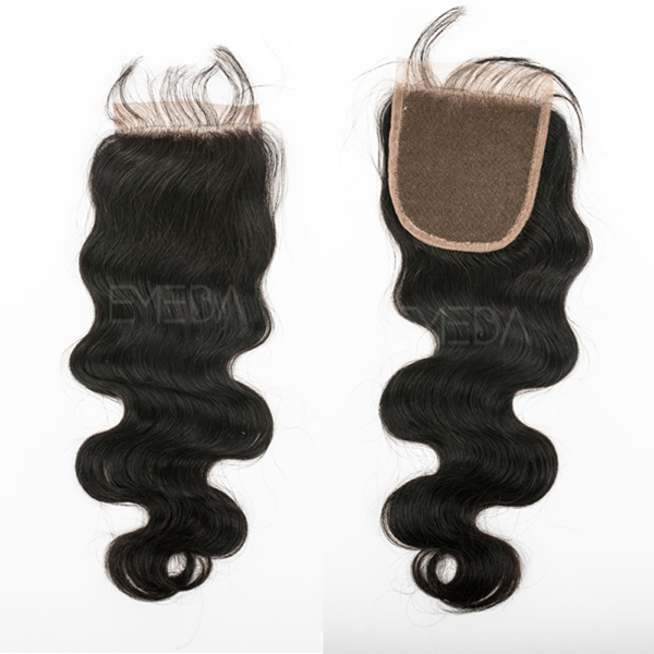 Wholesale top grade 7A virgin remy brazilian lace closures YJ185